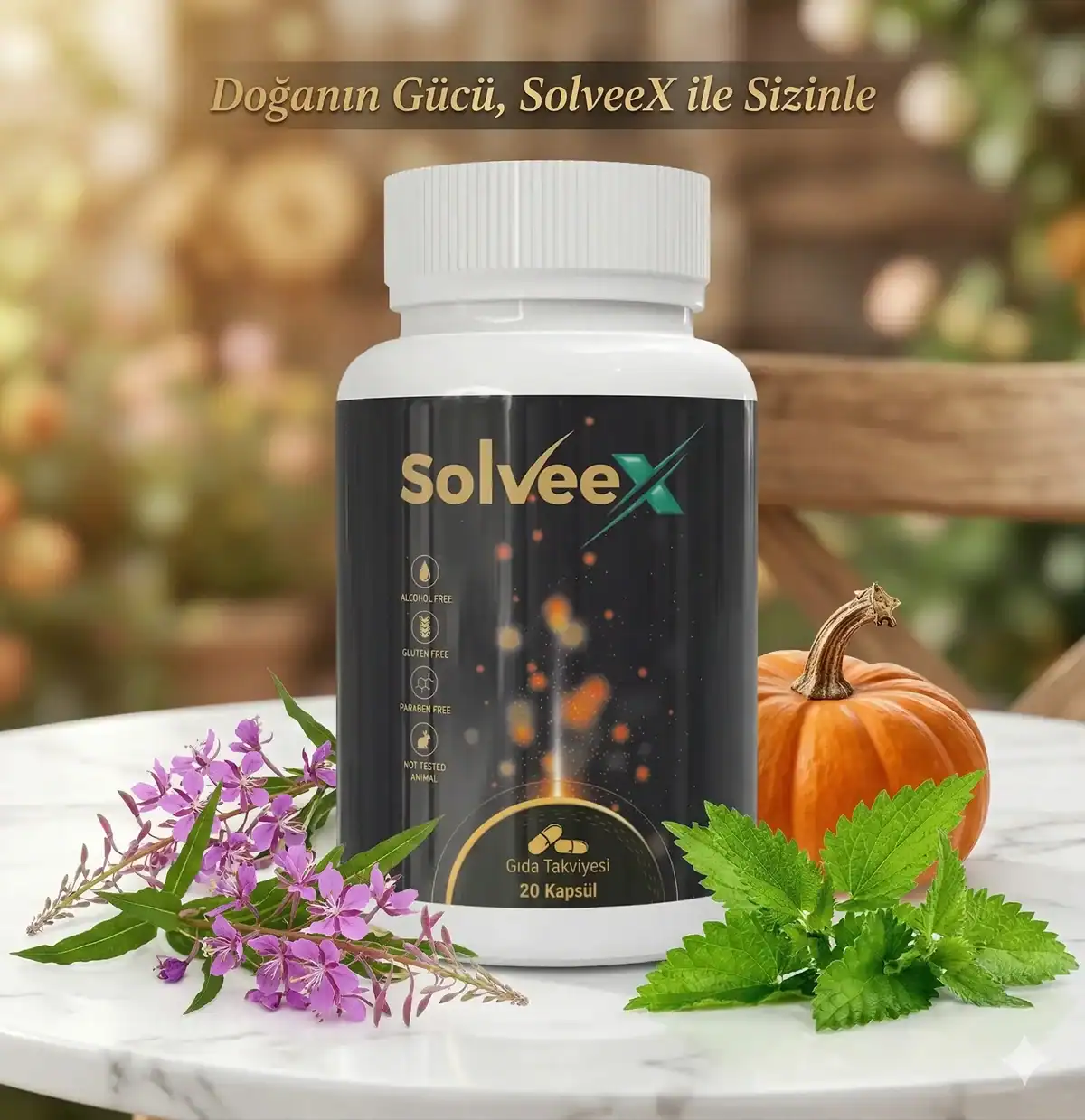 Solveex – Doğal üriner destek takviyesi